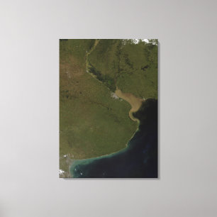 The Rio de la Plata estuary Canvas Print
