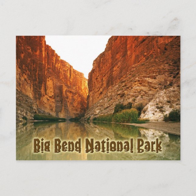 The Rio Grande, Big Bend NP, Texas Postcard (Front)