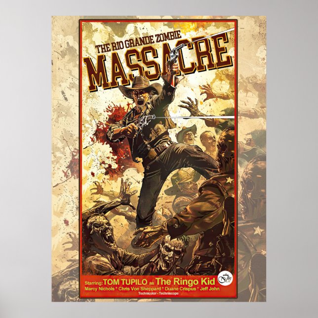 The Rio Grande Zombie Massacre Poster (Front)