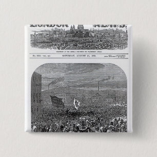The Riots in Belfast 15 Cm Square Badge