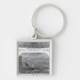 The Riots in Belfast Key Ring
