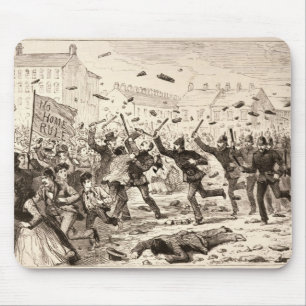 The Riots in Belfast Mouse Mat