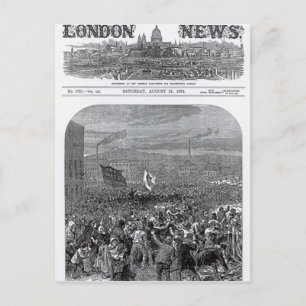 The Riots in Belfast Postcard