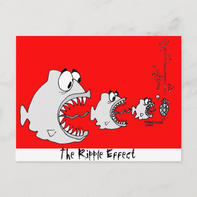 The Ripple Effecct. Postcard (Front)
