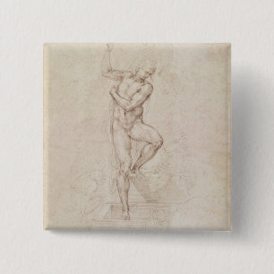 The Risen Christ 15 Cm Square Badge