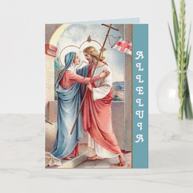 The Risen Christ Greets His Mother (MH01) Card (Front)
