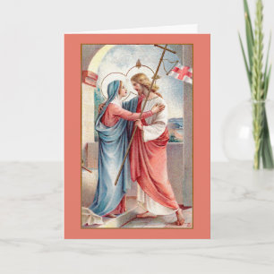 The Risen Christ Greets His Mother (MH01) Card
