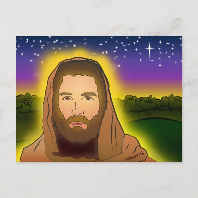 The Risen Lord Jesus Postcard (Front)