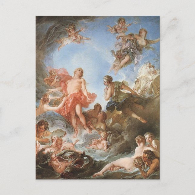 The Rising of the Sun by Francois Boucher Postcard (Front)