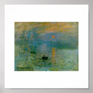 The Rising Sun by Claude Monet Poster