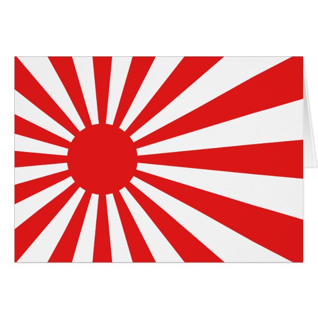 The Rising Sun Flag (Front Horizontal)