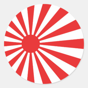 The Rising Sun Flag Classic Round Sticker