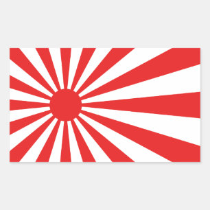 The Rising Sun Flag Rectangular Sticker