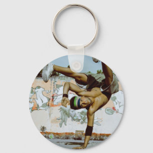 The Rising Sun Key Ring