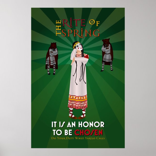 The Rite of Spring Pagan Propaganda Poster (Front)