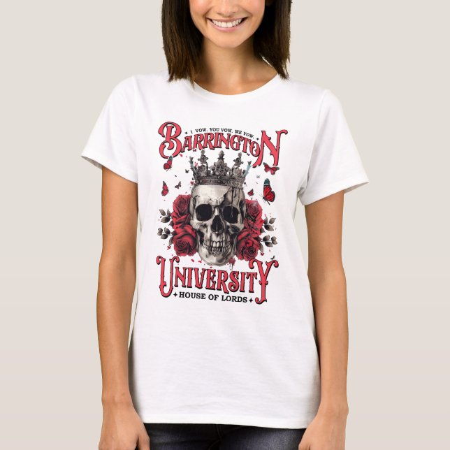 The Ritual Dark Romance Barrington University T-Shirt (Front)