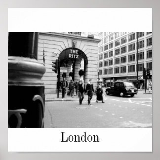 The Ritz Hotel London Poster