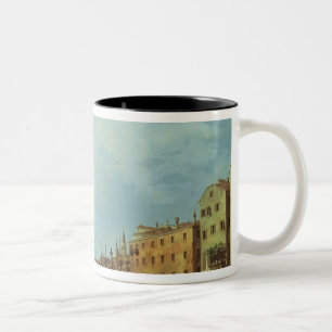 The Riva Degli Schiavoni, 1724-30 Two-Tone Coffee Mug