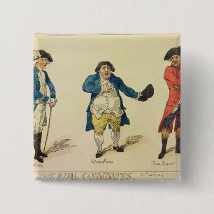 The Rival Candidates 15 Cm Square Badge