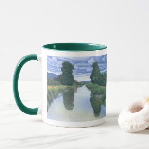 The River at Berville by Felix Vallotton, Fine Art Mug