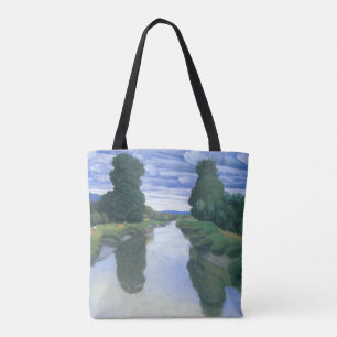 The River at Berville by Felix Vallotton, Fine Art Tote Bag