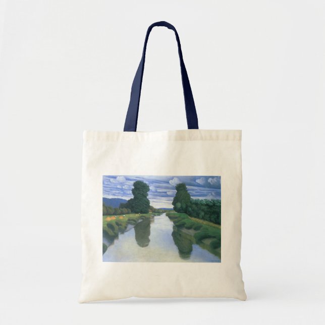 The River at Berville by Felix Vallotton, Fine Art Tote Bag (Front)