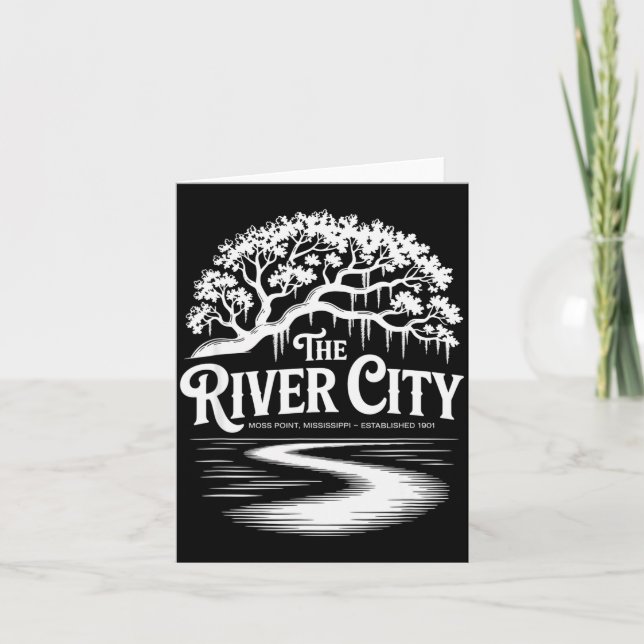 The River City Moss Int Live Oak Est. 1901  Card (Front)