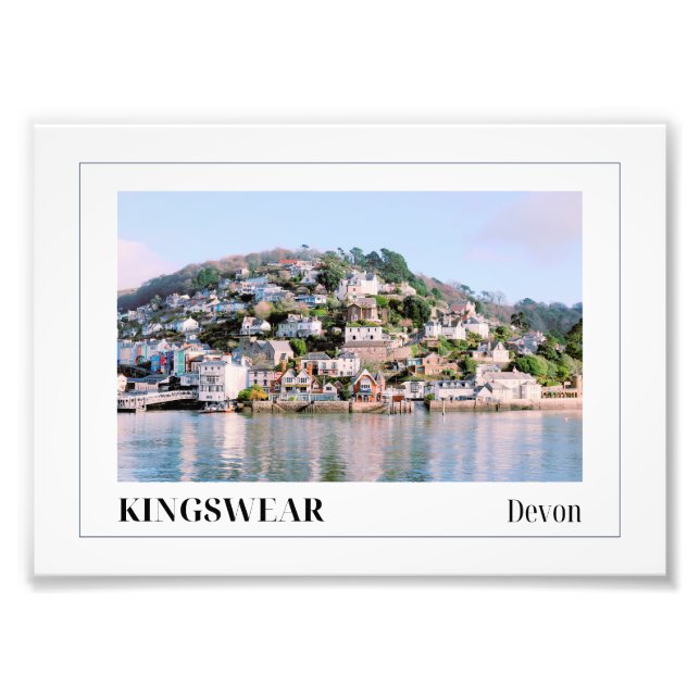 The River Dart, Kingswear, Devon Photo Print (Front)