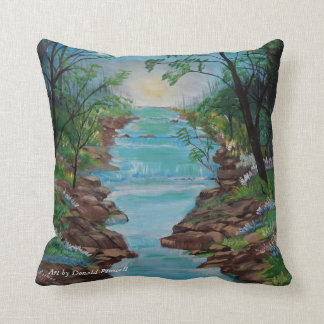 The river flows cushion
