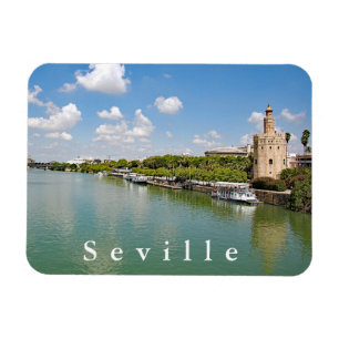 The river Guadalquivir and the Golden Tower. Magnet