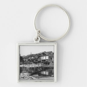 The River Nahe, Bad Kreuznach, c.1910 Key Ring