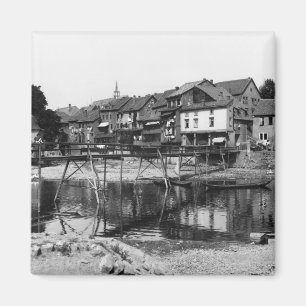 The River Nahe, Bad Kreuznach, c.1910 Magnet