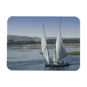 The River Nile and sailing boats used as Magnet