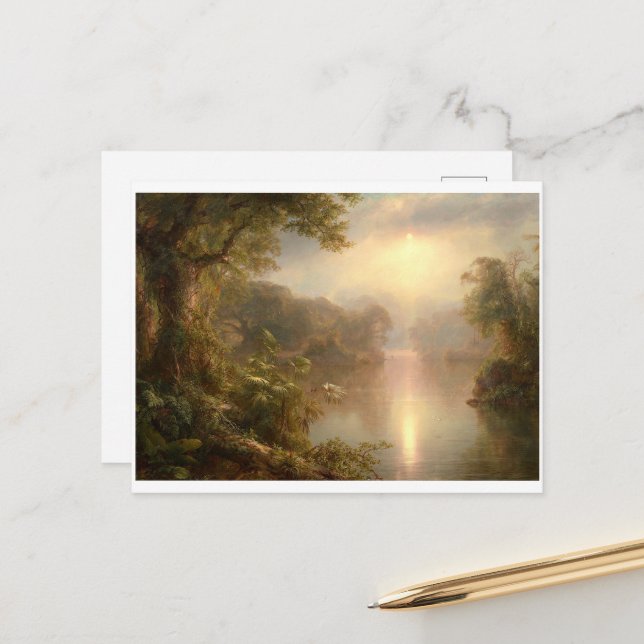 The River of Light,  Frederic Edwin Church Postcard (Front/Back In Situ)