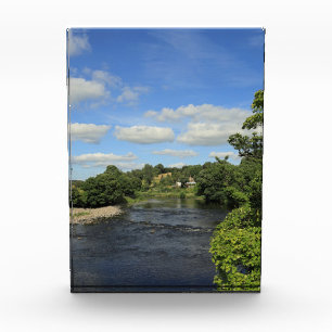 The River Ribble near Ribchester Card Poster Photo Block