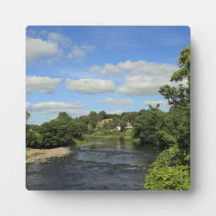 The River Ribble near Ribchester Card Poster Plaque