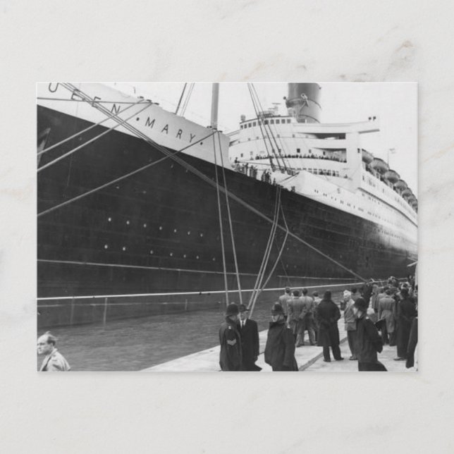 The RMS Queen Mary Postcard Collection (Front)