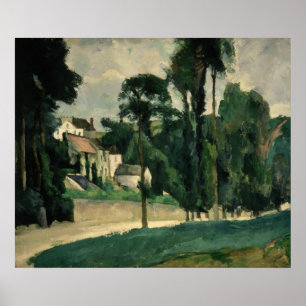 The Road at Pontoise, 1875 Poster