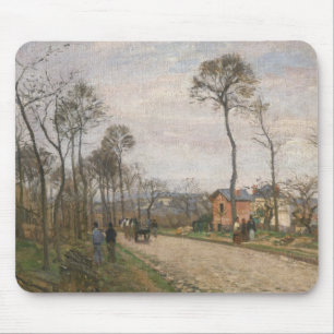 The Road from Louveciennes, 1870 Mouse Mat