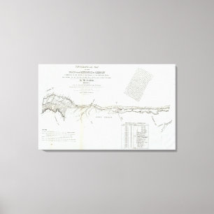 The Road From Missouri to Oregon 3 Canvas Print