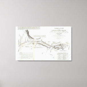 The Road From Missouri to Oregon 4 Canvas Print