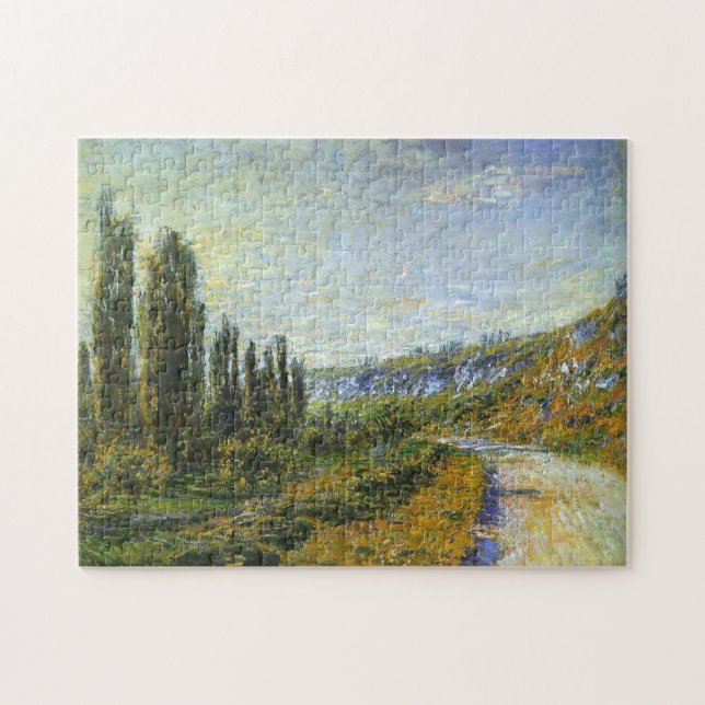 The Road from Vetheuil Monet Fine Art Jigsaw Puzzle (Horizontal)