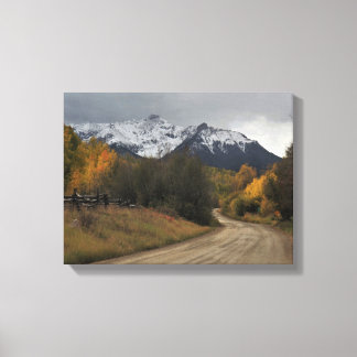 The Road Home San Juan Mtns from Last Dollar Road  Canvas Print