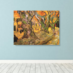 The Road Menders by Vincent van Gogh Canvas Print