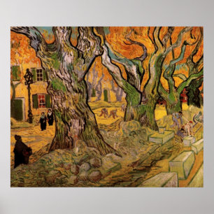 The Road Menders by Vincent van Gogh Poster