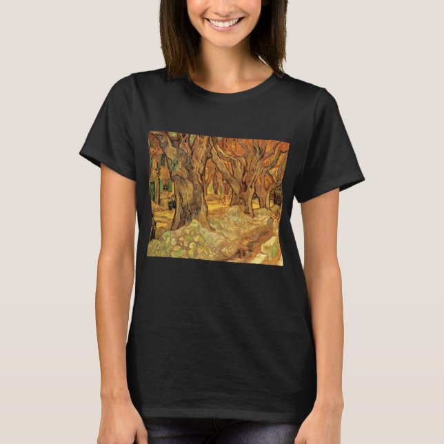 The Road Menders by Vincent van Gogh T-Shirt (Front)