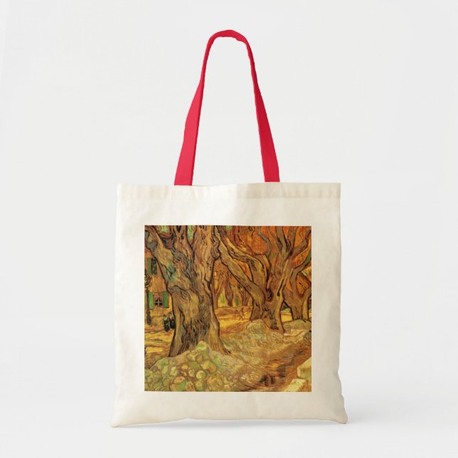 The Road Menders by Vincent van Gogh Tote Bag (Front)