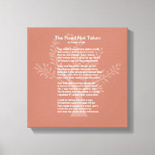 The Road Not Taken, Canvas Print