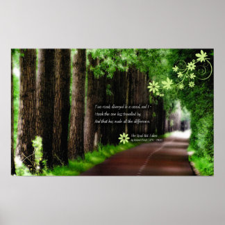 The Road Not Travelled Poster