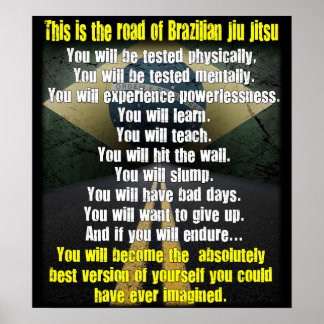 "The Road of Brazilian Jiu Jitsu" Poster